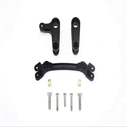 GPM for ARRMA 1/10 Granite 4X4 MEGA Moster Truck Aluminum Steering Assembly -10PC Set (Black)