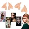 Bticx Fairy Pixie Elf Ears for Halloween Christmas Cosplay, Personality Cos Supplies Dress Up Props, Halloween Elf Half Ear Props, Fake Vinyl False Goblin Ears view 4