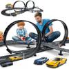 Kids Toy-Electric Powered Slot Car Race Track Set Boys Toys for 6 7 8-12 Years Old Boy Girl Best Gifts view 1