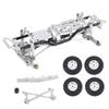 RZXYLRC Aluminum Complete Frame Chassis Assembled kit for 1/24 SCX24 AXI00001 C10 RC Crawler Car Upgrades (Silver) view 1