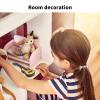 Zerodis 1/12 Scale Dollhouse Miniature Guitar Mini Musical Instrument Wooden Model Replica Festival Decoration Dollhouse Accessories(Ballad Guitar) view 3