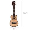 Zerodis 1/12 Scale Dollhouse Miniature Guitar Mini Musical Instrument Wooden Model Replica Festival Decoration Dollhouse Accessories(Classical Guitar) view 3