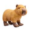 ZHONGXIN MADE Simulation Capybara Plush Toy - Soft Real Life Rodent Simulation Plush Toys, Lifelike Wild Animals Crawling Capybara Stuffed Toys Birthday Gifts for Kids, 13Inches view 1