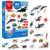 Fridge Magnets for Toddlers - Magdum  30 Sea Animal Magnets for Refrigerator  Real Ocean Animal Magnets for Children  Big Realistic Magnets for Kids - Baby Learning Toy Set - Baby Educational Gift view 1