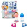 Cicciobello - Accessory set with 2 pacifiers and two bottles for girls who want to care for their doll for girls aged 3 and up, valuable games, multi-coloured CCB80000 view 1