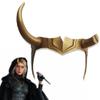 Superhero Helmet with Horns, 2021 TV Series Movie Thor Ragnarok Norse Mythology Mask Cosplay Halloween Costume Party Props (Lady L0KI) view 1