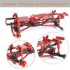 RZXYLRC Metal RC Frame Chassis Assembled Frame Chassis for 1/24 RC Crawler SCX24 Deadbolt AXI90081 Upgrades (with Wheels) (Red) view 3