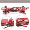 RZXYLRC Metal RC Frame Chassis Assembled Frame Chassis for 1/24 RC Crawler SCX24 Deadbolt AXI90081 Upgrades (with Wheels) (Red) view 4