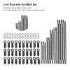 RiToEasysports RC Pull Rod Link Rod Set Stainless Steel WearResistant Pull Link Rods Linkage Set for 1/10 RC Car Model Car Accessories view 3