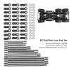 RiToEasysports RC Pull Rod Link Rod Set Stainless Steel WearResistant Pull Link Rods Linkage Set for 1/10 RC Car Model Car Accessories view 4