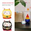 5pcs Mini Japanese Ochoko Ceramics Fortune Doll Miniature Doll Statue for Table Desktop Car Interior Decor view 3