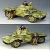 King & Country Toy Soldiers WW2 German Army WS125 Panhard Armored Car Set 1:30 Scale Mixed Media view 1