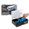 BCW Prime X4 XL Gaming Box | Playing Card Storage Box for Decks and Game Accessories, Includes Removable Dividers and Dice Trays | Trading Card Storage Box for Gaming | Pokemon, MTG, Naruto Cards view 1