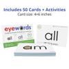 Eyewords Multisensory Sight Word & Phonics Flash Cards, Set 2 (High-Frequency Words 51-100) - Kinesthetic Learning, Picture-Embedded - Pre-K - Grade 3 - Homeschool & Classroom Use - Model EW-23 view 2