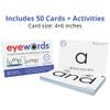 Eyewords Sight Word & Phonics Flash Cards, Set 1 (High-Frequency Words 1-50) - Kinesthetic Learning, Picture-Embedded - Pre-K to Grade 3 - Homeschool & Classroom use - Model EW-22 view 2