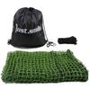 Climbing Net for Kids and Adults - Playground Safety Net - Tree House Accessories (6.5' x 9.8') Green view 2