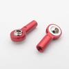 10PCS Tie Rod End 2mm Linkage Rod End M2 Ball Head Joint Adapter for RC Car Crawler Boat Airplane Helicopter Model (Red) view 2