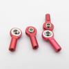 10PCS Tie Rod End 2mm Linkage Rod End M2 Ball Head Joint Adapter for RC Car Crawler Boat Airplane Helicopter Model (Red) view 3