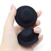 LEKAI Mini Felt Top Hats - 12PCS Handmade Small Doll Hats, 5.8cm/2.28inch (Black) view 3