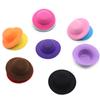 LEKAI 12PCS Mini Felt Top Hats Miniature Doll Hats Handmade Small Hats, 5.8cm/2.28inch (Mixed 12) view 4