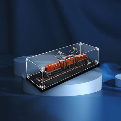 Acrylic Display case with Screw for Crocodile Locomotive 10277 (Model Set is not Included) (No Background)