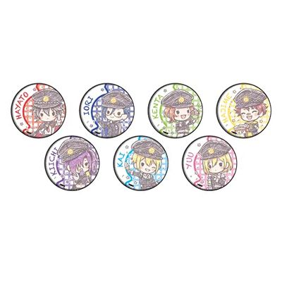 Aishota Idol Show time 04 Lucifer Cafe Ver. Graph Art Can Badges, Box of 7