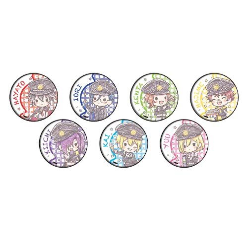 Aishota Idol Show time 04 Lucifer Cafe Ver. Graph Art Can Badges, Box of 7