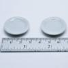 10 White Gray Cearmic Plate Dish Bowl Size 2.7cm Dollhouse Miniatures Food Kitchen Docoration view 3