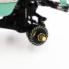 Treal Brass Extended Wheel Spacers (4p) +5mm Axle Counter Weight Type B for Axial SCX24 Deadbolt C10 Gladiator Bronco (Black) view 4