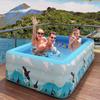 inflatable pool with Inflatable Pump,Family Full-Size Kiddie Pools, Inflatable Lounge Pool for Kiddie, Kids, Adult, Toddlers for Ages 3+,Outdoor, Garden, Backyard Swimming Pool. (Size : 1309047cm) view 2