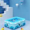 inflatable pool with Inflatable Pump,Family Full-Size Kiddie Pools, Inflatable Lounge Pool for Kiddie, Kids, Adult, Toddlers for Ages 3+,Outdoor, Garden, Backyard Swimming Pool. (Size : 1309047cm) view 3
