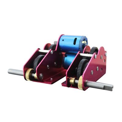 HJKLMM Remote Control Tank Upgrade Accessories Ultimate Version 2nd Generation Bearing Version Steel Gear Drive Gearbox Blue Leather Motor Suitable for Henglong 1/16 Scale RC Tank