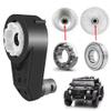 12V 550 40000RPM High Speed Steel Gears Motor Gearbox for Power Wheels Motor Upgrade,12 Volt Electric Hubs Motor Assembly Heavy Duty Gearbox for Kids Ride on Toys Car Replacement Parts view 1