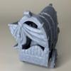 HERO Creations - Merchant Cart - 1:28 - RPG - Dungeons and Dragons - DND - Pathfinder - Lord of The Ring - Figurine Miniature (Gray/Unpainted) view 2
