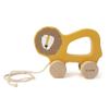 Trixie Mr. Lion Pull Along Toy - FSC-Certified Wood - 12m+, Yellow view 1