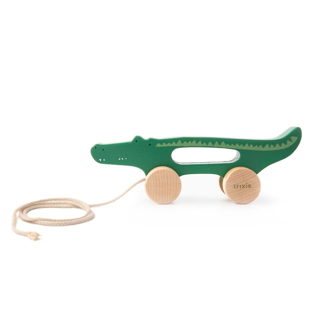Trixie Wooden Pull Along Animal (Crocodile)