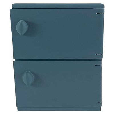 Melody Jane Dolls Houses Dollhouse Blue Fridge Freezer Miniature Refrigerator Kitchen Furniture 1:12