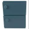 Melody Jane Dolls Houses Dollhouse Blue Fridge Freezer Miniature Refrigerator Kitchen Furniture 1:12 view 1