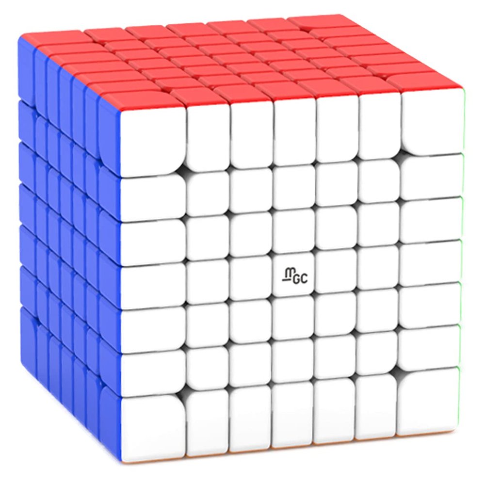 CuberShop YJ MGC 7x7 Magnetic Stickerless Speed Cube, YJ MGC 7 7x7 Flagship, 7 by 7 YJ MGC Professional 67.5mm Cube, YongJun MGC Series Best 7x7x7 Speed Cube (Young Joe MG-C)