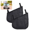 2 Pack Portable Side Sling Stroller Cargo Net ,Non-Slip and Adjustable Straps Storage Mesh Bag ,Food Storage ,Friut Storage Bag for Baby Stroller Cargo Mesh Bag Storage view 1