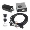CNCTOPBAOS 1KW 1000W AC Servo Motor Kit with Brake, 80mm Flange 19mm Shaft 3000-6000RPM 3.2-9.6N.m, 23-Bit Optical Encoder, 220V AC Servo CNC Controller Support RS485/Jog/Position/Speed/Torque Control view 1