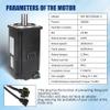 CNCTOPBAOS 1KW 1000W AC Servo Motor Kit with Brake, 80mm Flange 19mm Shaft 3000-6000RPM 3.2-9.6N.m, 23-Bit Optical Encoder, 220V AC Servo CNC Controller Support RS485/Jog/Position/Speed/Torque Control view 2