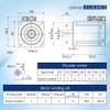 CNCTOPBAOS 1KW 1000W AC Servo Motor Kit with Brake, 80mm Flange 19mm Shaft 3000-6000RPM 3.2-9.6N.m, 23-Bit Optical Encoder, 220V AC Servo CNC Controller Support RS485/Jog/Position/Speed/Torque Control view 4