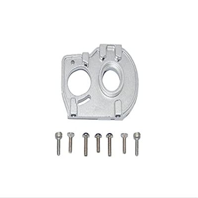 GPM for LOSI 1/10 LASERNUT Tenacity U4 LOS03028 Aluminum Motor Mount Plate with Heat Sink FINS - 10PC Set (Silver)