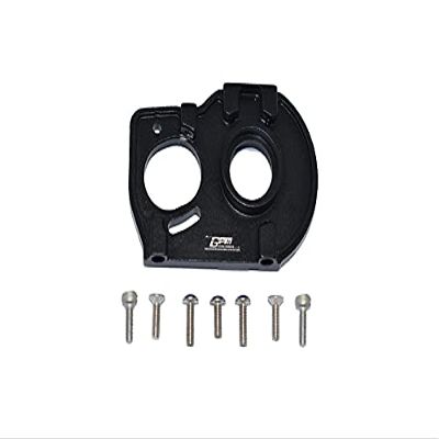 GPM for LOSI 1/10 LASERNUT Tenacity U4 LOS03028 Aluminum Motor Mount Plate with Heat Sink FINS - 10PC Set (Black)