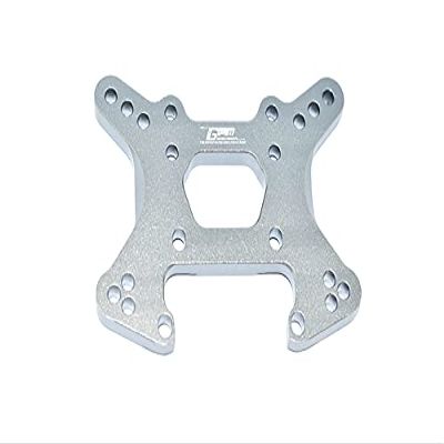 GPM for LOSI 1/10 LASERNUT Tenacity U4 LOS03028 Aluminum Front Shock Tower -1PC Set (Silver)