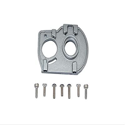 GPM for LOSI 1/10 LASERNUT Tenacity U4 LOS03028 Aluminum Motor Mount Plate with Heat Sink FINS - 10PC Set (Gray)