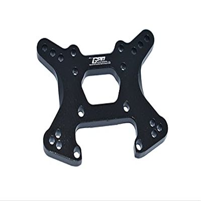 GPM for LOSI 1/10 LASERNUT Tenacity U4 LOS03028 Aluminum Front Shock Tower -1PC Set (Black)