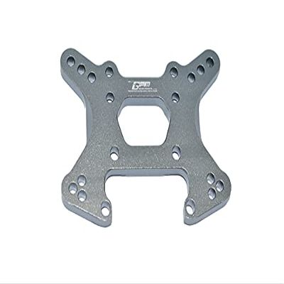 GPM for LOSI 1/10 LASERNUT Tenacity U4 LOS03028 Aluminum Front Shock Tower -1PC Set (Gray)