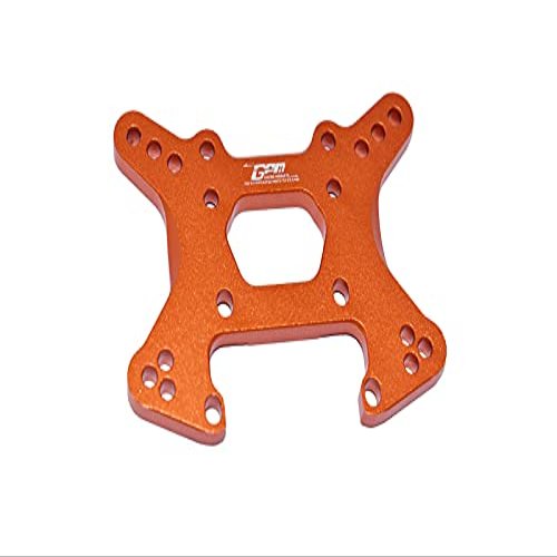 GPM for LOSI 1/10 LASERNUT Tenacity U4 LOS03028 Aluminum Front Shock Tower -1PC Set (Orange)